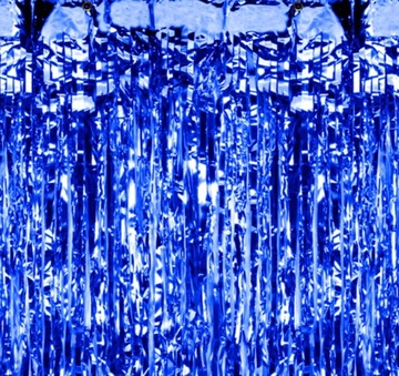 Kurtyna dekoracyjna Niebieska 100x200 cm