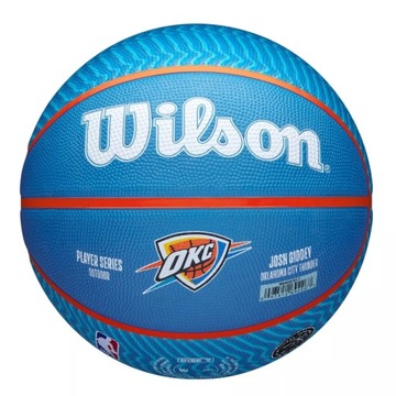 Wilson piłka do koszykówki NBA niebieska WZ4020101 7
