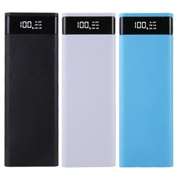 Чехол PowerBank на 8 ячеек 18650 2xUSB Micro USB