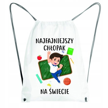 TORBA PLECAK PREZENT NA DZIEŃ CHŁOPAKA Z NADRUKIEM