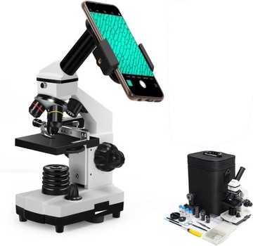 Solomark -Microscope 20x - 1280x Mikroskop z adapterem do telefonu