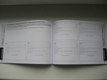 Польская сервисная книжка Abarth Проверки Abarth