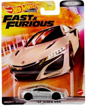 HOT WHEELS PREMIUM FAST & FURIOUS '17 ACURA NSX DMC55 HCP30