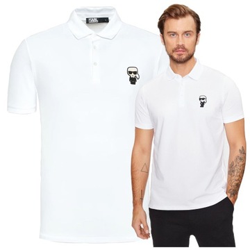 KARL LAGERFELD KOSZULKA POLO regular fit logo r.S