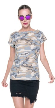 Koszulka damska MORO J Military Tshirt bawełna XL