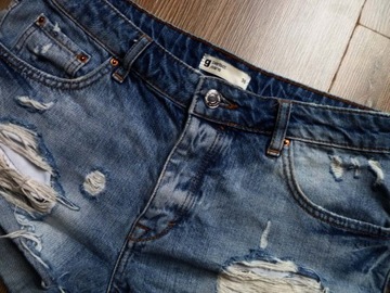 GINA TRICOT modne spodenki jeans ''S''