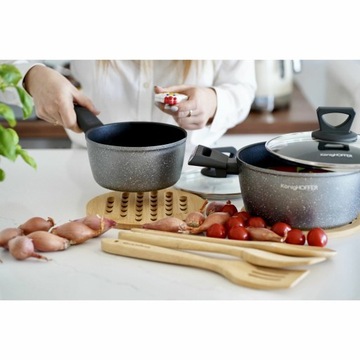 КВАДРАТНАЯ БАМБУКОВАЯ ПОДСТАВКА ДЛЯ КАСТРЮШКИ И СКОРОВНИЦЫ 251