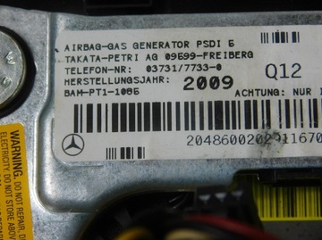 A20446003039E84 VOLANT MULTIMEDIÁLNÍ MERCEDES W204 FACELIFT 07 - 14