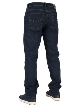 Spodnie męskie jeans W:39 102 cm L:32 granatowe