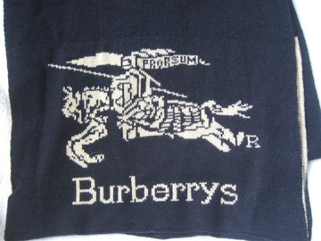 Burberry Burberrys ciepły szalik wełna nowy