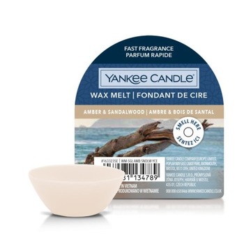 Yankee Candle AMBER & SANDALWOOD wosk zapachowy