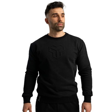 Bluza dresowa męska sportowa czarna - STRIX S