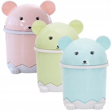 Office Trash Can Children's Room Trash Bin 3 Pcs