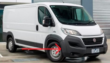 FIAT DUCATO PEUGEOT BOXER CITROEN JUMPER 14- LIŠTA VRSTVA NÁRAZNÍKU PRAVÁ