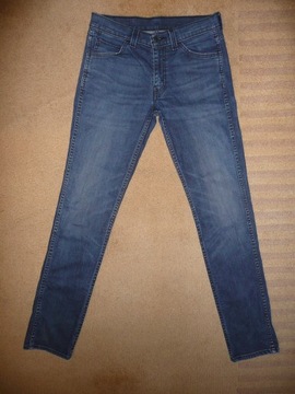 Spodnie dżinsy LEVIS 511 W30/L34=40,5/107cm jeansy