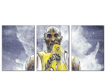 3x OBRAZ NA ŚCIANĘ KOBE BRYANT 30x40