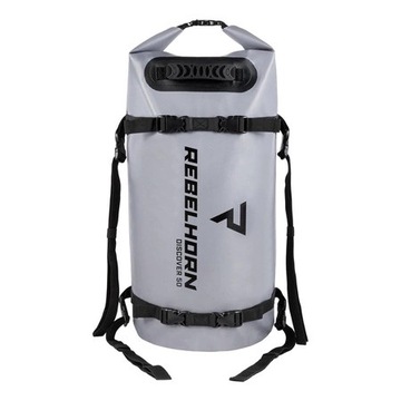 TORBA MOTOCYKLOWA REBELHORN DISCOVER GREY 50L ROLLBAG ROLKA GRATIS
