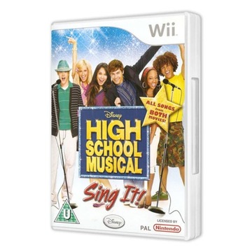 DISNEY HIGH SCHOOL MUSICAL SING IT! Wii