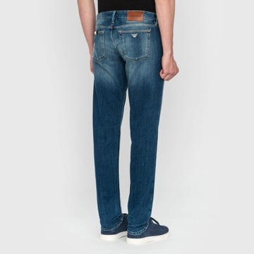 EMPORIO ARMANI męskie jeansy spodnie DENIM BLU SLIM IT33