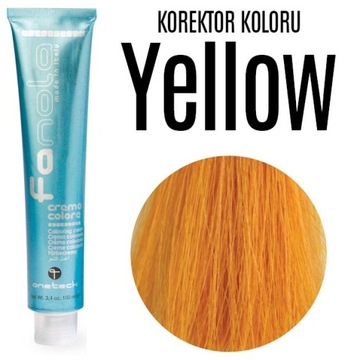 Fanola Crema Colore 100ml Farba KOREKTOR Yellow