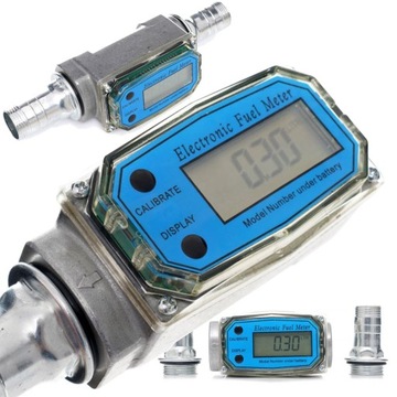 CYFROWY PRZEPŁYWOMIERZ CZUJNIK PRZEPŁYWU CIECZY PALIWA LICZNIK