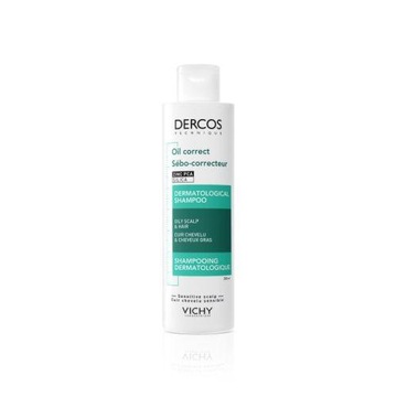 VICHY DERCOS OIL CORRECT Szampon normalizujący, 200ml