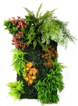 Зеленая перегородка Настенная подставка Настенная изгородь