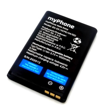 АККУМУЛЯТОР ДЛЯ MYPHONE HALO EASY BS-09 100% ОРИГИНАЛ