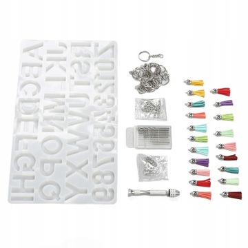 Набор силиконовых форм с гладкой поверхностью, большие подвески с кисточками своими руками