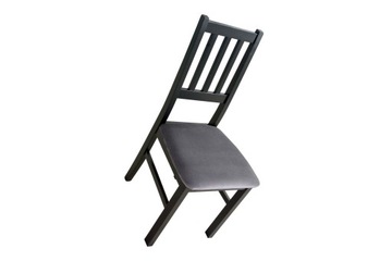 Белый деревянный стул для кухни и столовой.