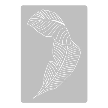 Трафарет для рисования MULTIPLE M 43x64см Растение Арт Деко БАНАНОВЫЙ ЛИСТ