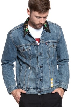 Męska kurtka jeansowa Levi's TRUCKET JEANS HULAHULA XL