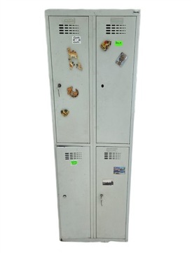 Szafka ubraniowa pracownicza BHP cztero-drzwiowa 60x50x180