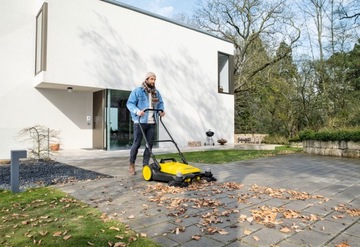 KARCHER S 6 TWIN LARGE РУЧНАЯ ПОДМЕТАЛЬНАЯ МАШИНА С ДВУМЯ ЩЕТКАМИ, РЕГУЛИРОВКА ПО ШИРИНЕ