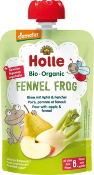Holle BIO Mus Koperkowa Żaba z Gruszką i Jabłkiem