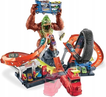 HOT WHEELS ZESTAW TOR GARAŻ GORYL TOKSYCZNY ATAK GTT94