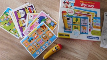 Gra edukacyjna nauka pisania wyrazów mówiące pióro