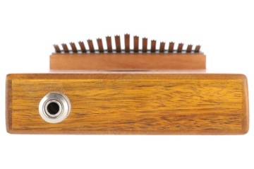 Деревянное электрическое пианино Kalimba zanza 17 клавиш W-17T-ELE коричневое