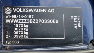 Volkswagen Passat B5 Sedan 1.6 102KM 2001 Volkswagen Passat 1,6 benzyna MPi paelen serwis ASO do konca BEZWYPADKOWY, zdjęcie 18