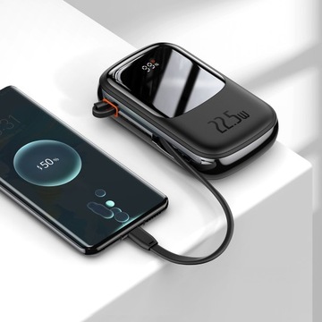 Baseus Power Bank 20000 мАч Qpow Pro — USB + TypeC — PD22,5 Вт с кабелем Type C
