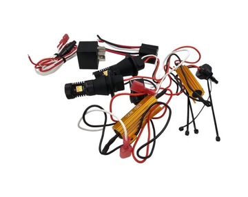 СВЕТОДИОДНЫЕ ДХО ПОВОРОТЫ + ДНЕВНЫЕ ОГНИ SMD 2в1 W21W 7440 ULTRA POWERFUL