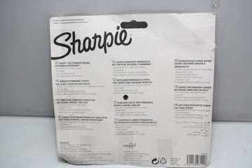 Sharpie Marker Permanentny Fine czarny 12 sztuk blister