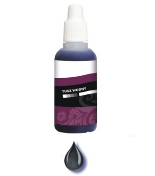TUSZ CZARNY do STEMPLI 30ml PIECZĄTEK
