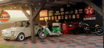 Декоративный лист Grease Monkey Garage Board