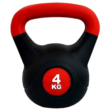 Hantla Kettelbell Mocny Winylowy SPARTAN 4 kg
