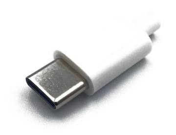 Разъем USB типа C. Разъем USB C 3.1, белый.
