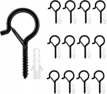 Metalowe haki sufitowe Żelaza śruby hakowe