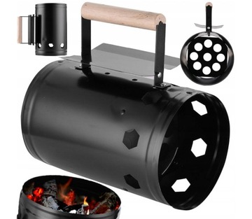 ДЫМОХОД ДЛЯ РАЗЖИГАНИЯ ГРИЛЯ И УГОЛЬНОГО БРИКЕТНОГО ГРИЛЯ