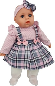 LALKA BOBAS MÓWI I ŚPIEWA PO POLSKU 45CM+SMOCZEK_368