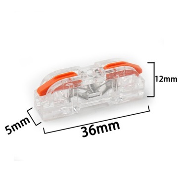 БЫСТРОРАЗЪЕМНЫЙ СОЕДИНИТЕЛЬ ПРОХОДНОГО ТИПА, Стыковочный 10ШТ 1x1